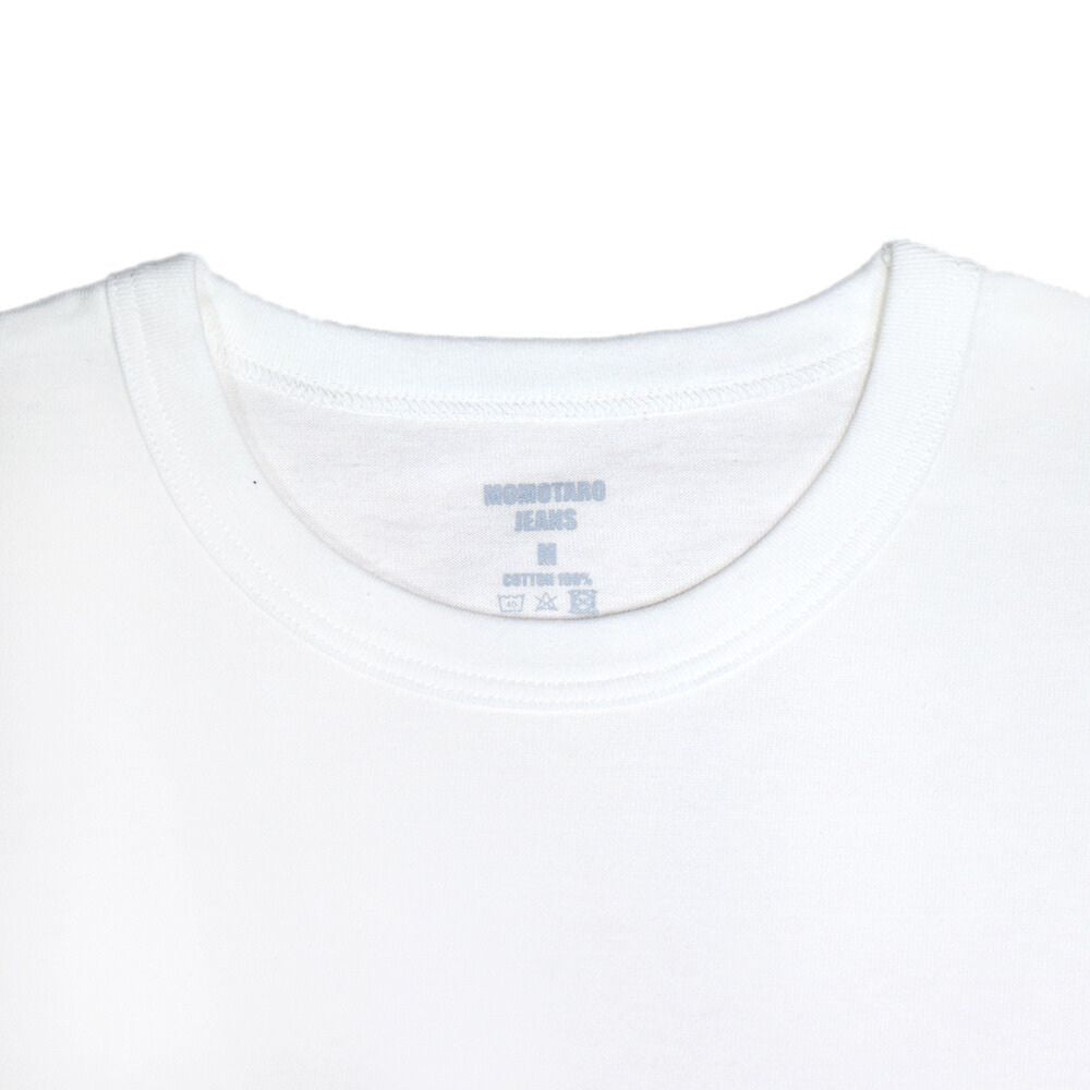 MOMOTARO JEANS 桃太郎ジーンズ MXTS1016 ZIMBABWE COTTON BOXPOCKETS/S T-SHIRT ジンバブエコットン  ボックスポケット 半袖Tシャツ