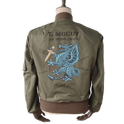 TOYS McCOY TMJ2604 TYPE L-2 TEST SAMPLE T. McCOY "AF 30962600" Type L-2 Test Sample Toys McCoy L-2 Jacket Military Jacket Brand 30th Anniversary Design Anniversary Model