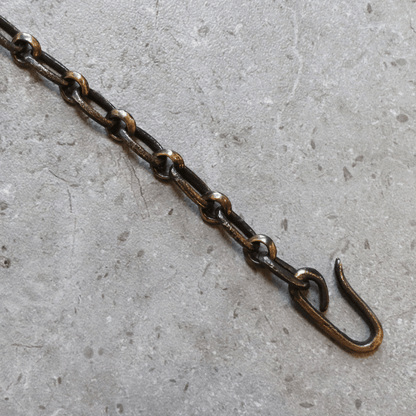 Ikenohata Ginkawa-ten Haru H-1010B Sand Cast Brass Combination Wallet Chain Sand Cast Brass Wallet Chain Sand Cast (Sand Mold) Cast Product Haru Wallet Series Made in Japan