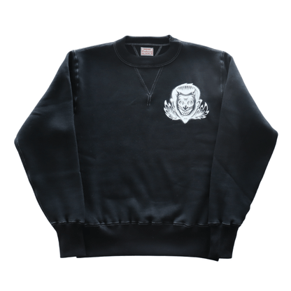 CUSHMAN クッシュマン 26901P PRINT  SET IN SLEEVE SWEAT HELL ON WHEEL プリントセットインスリーブスウェット