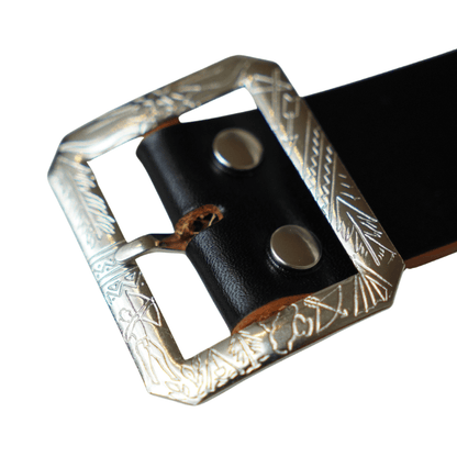SUGAR CANE シュガーケーン SC02917 STUDDED BELT “SUGAR CANE” スタッズベルト カウサドルレザー インディアンモチーフ