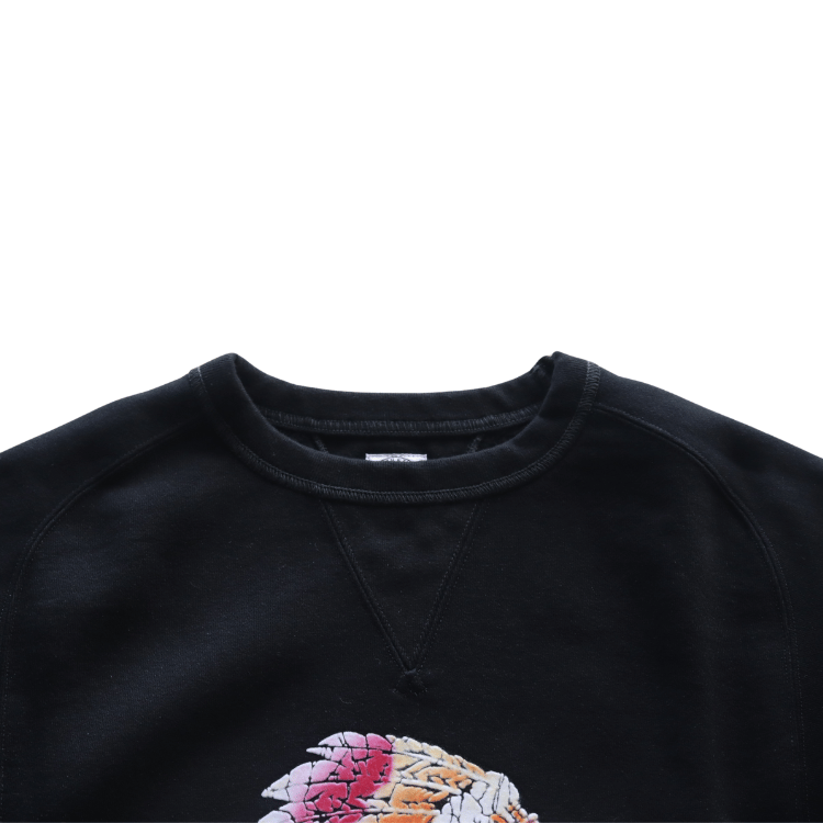 JELADO/ジェラード AB12201 ILLINOIS Flocky Pt Sweat フロッキープリントスウェット