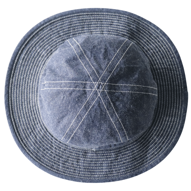 BUZZ RICKSON'S BR01476 HAT, WORKING, DENIM Military Cap Work Cap Denim Hat