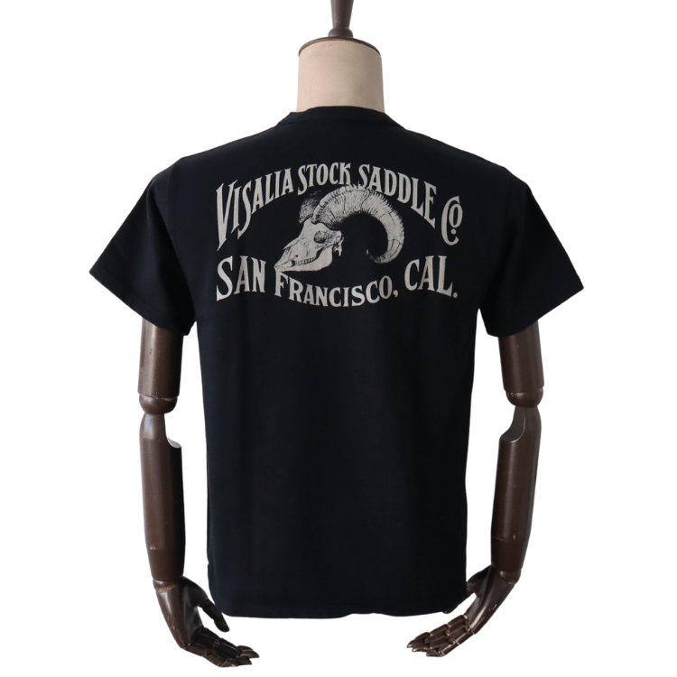 DELUXEWARE デラックスウエア DXTS-2601 SADDLE サドル プリントTシャツ 半袖Tシャツ 最高強度Tシャツ 最高品質 DXTシリーズ ヘビーウエイト 純国産品