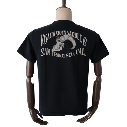 DELUXEWARE デラックスウエア DXTS-2601 SADDLE サドル プリントTシャツ 半袖Tシャツ 最高強度Tシャツ 最高品質 DXTシリーズ ヘビーウエイト 純国産品