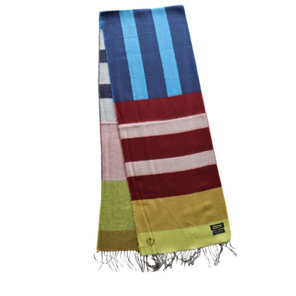 DAPPER'S ダッパーズ Random Border Cashmink Scarf 1738R ランダムボーダーカシミンクスカーフ マフラー