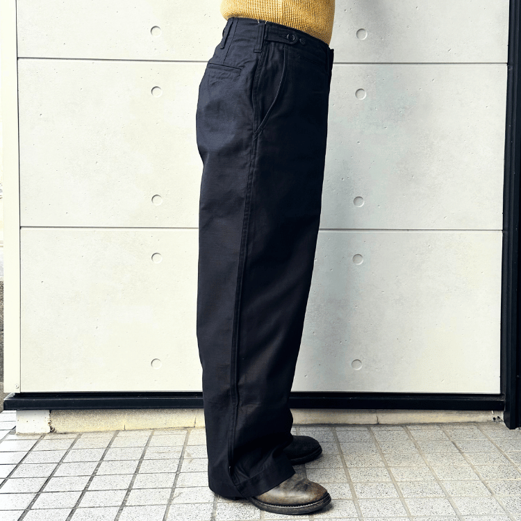BUZZ RICKSON'S バズリクソンズ BR42593 WILLIAM GIBSON COLLECTION BLACK M-1943 ウィリアムギブソンコレクション M-1943トラウザーズ