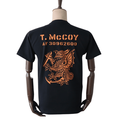 TOYS McCOY TMC2608 MILITARY TEE T. McCOY "AF 30962600" Military Tee, Short Sleeve T-Shirt, Size L-2, Test Sample, Dragon Print
