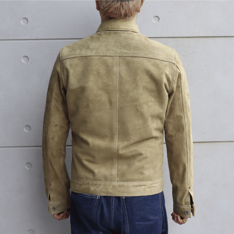 Y'2 LEATHER ワイツーレザー HSB-140-T-SE HORSE ROUGHOUT WWII TYPE JEAN JACKET ~ Spring Edition ~ ホーススエード 大戦モデル春限定カラー Gジャン ラフアウトレザー