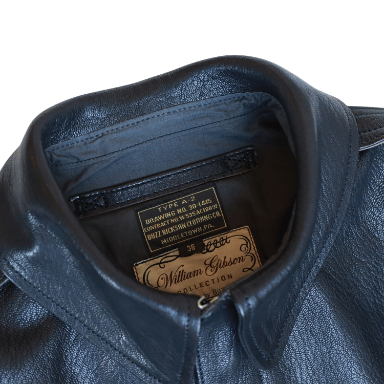 BUZZ RICKSON'S バズリクソンズ BR80690 WILLIAM GIBSON COLLECTION Type BLACK A-2 GOAT SKIN ウィリアム・ギブソン コレクション タイプブラックA-2 ゴートスキン レザージャケット ミリタリー ブラックシリーズ