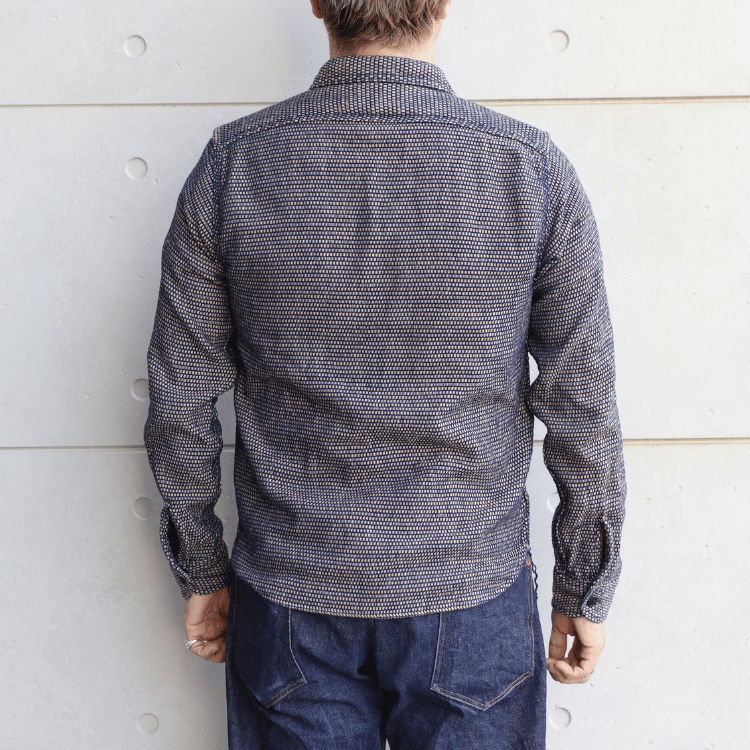 SAMURAI JEANS サムライジーンズ SSS26-NRS 野良着刺し子ワークシャツ