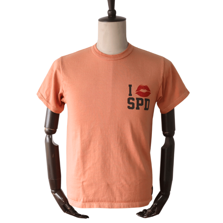 DELUXEWARE SDTS-2601 "I LOVE SPEED" Printed Short Sleeve T-Shirt, SDTS Series Soft Knit, Made in Japan