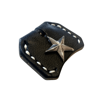 KC's KKC001 Key Cover Barn Star Americana Key Cover Horsehide Steerhide Star Charm