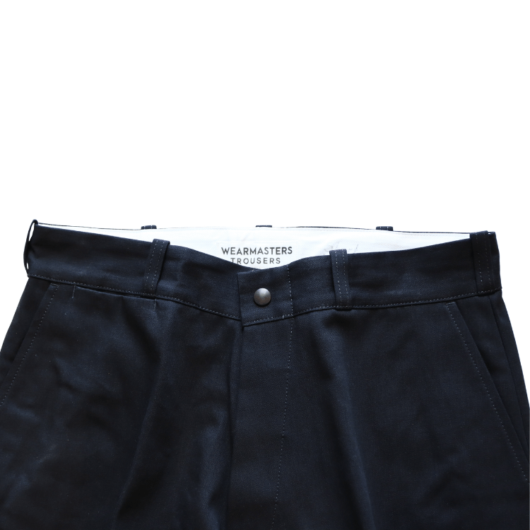 Wearmasters Lot.344 Heritage Denim Trousers Black Work Pants Slacks Black Denim