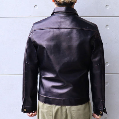 Y'2 LEATHER ワイツーレザー INDIGO HORSE 1st Type JACKET インディゴホース ファストタイプ ジャケット IB-140