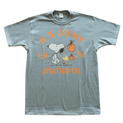 TOYS McCOY トイズマッコイ TMC2520 S/S SNOOPY TEE "U. S. ARMY AVIATION CO." 半袖Tシャツ