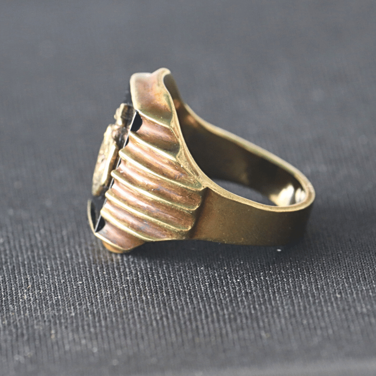 CUSHMAN 29381 USN BRASS RING BRASS US Navy Brass Ring Brass