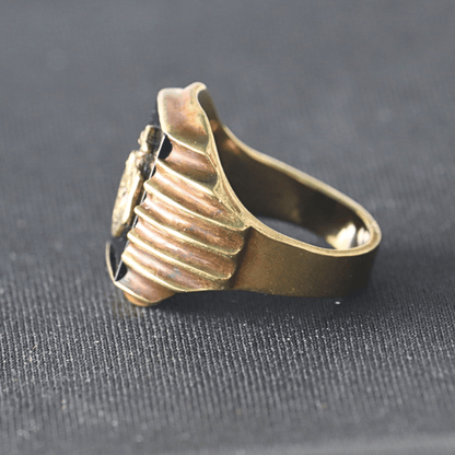 CUSHMAN 29381 USN BRASS RING BRASS US Navy Brass Ring Brass