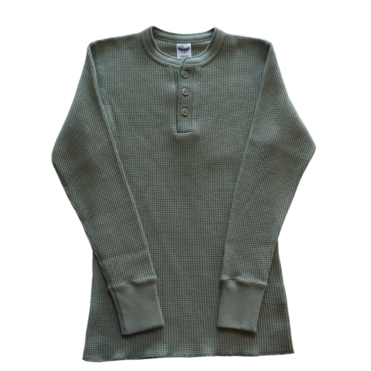 JELADO ジェラード AB94236-26 Mega Thermal Henry Neck メガサーマル ヘンリーネック Tシャツ トップス 長袖 ミリタリー 防寒 保温 サーマルワッフル