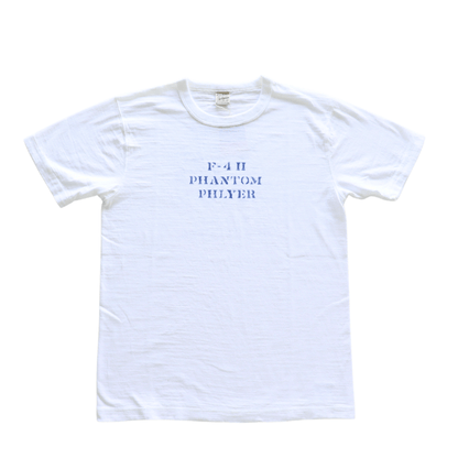 BUZZ RICKSON'S BR79730 S/S SLUB YARN T-SHIRT PHANTOM PHLYER Short Sleeve Military Slub T-Shirt