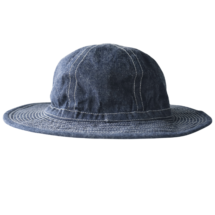 BUZZ RICKSON'S BR01476 HAT, WORKING, DENIM Military Cap Work Cap Denim Hat