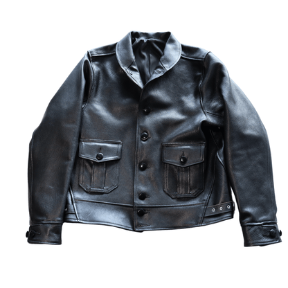 DAPPER'S ダッパーズ 1743 30’s Style A-1 Type Goatskin Leather Jacket 30年代スタイル ゴートスキンレザージャケット