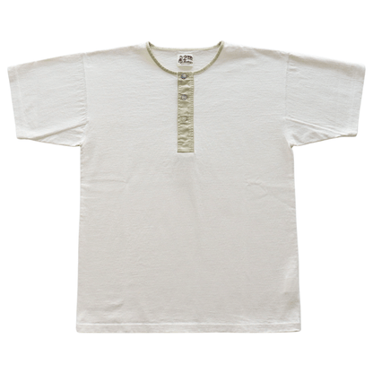 JELADO The 2 Monkeys TM12244 Classic Henley Shirt Short Sleeve T-Shirt Henley Neck T-Shirt
