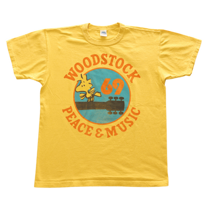 TOYS McCOY トイズマッコイ TMC2521 SNOOPY TEE WOODSTOCK 69 " PEACE & MUSIC " スヌーピーTシャツ