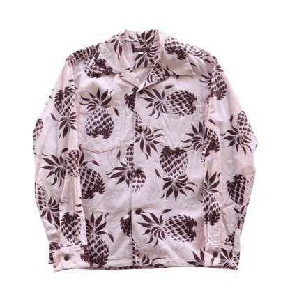 SUN SURF サンサーフ SS29580 L/S CORDUROY OPEN SHIRT “DUKE'S PINEAPPLE” 長袖 アロハシャツ デューク・カハナモク パイナップル コットン100%