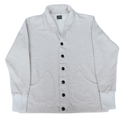 DALEE'S by deluxe ware ダリーズ バイ デラックスウエア Racter-20 1930s SHAWL COLLER CARDIGAN ショールカラーカーディガン アートニットカノコ裏毛 カーディガン