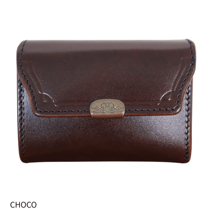 池之端銀革店 Dual DCr-1040 サドルプルアップ コンパクトウォレット ミニ財布