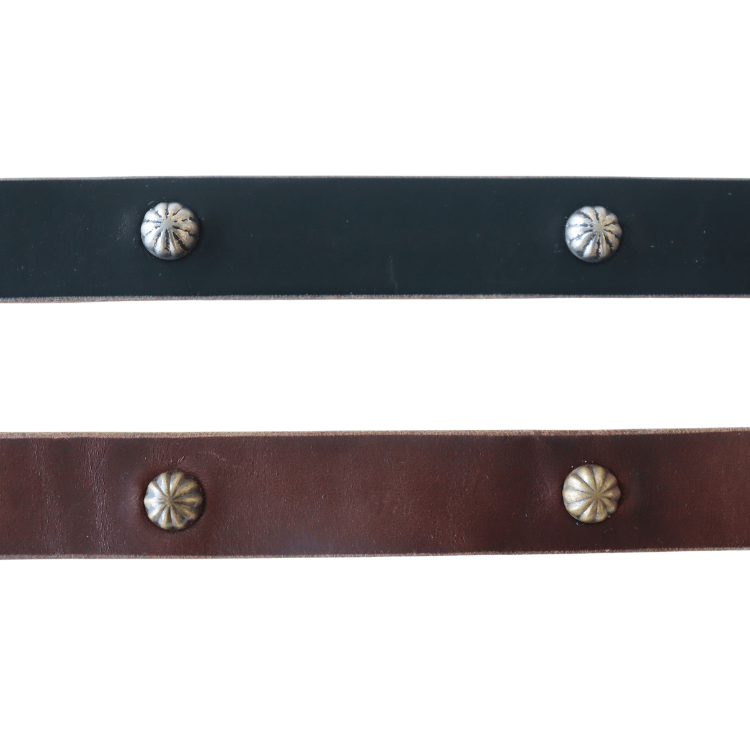 ARTBROWN アートブラウン VDB21166AB Concho Belt コンチョベルト クロムエクセルレザー