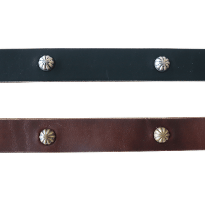 ARTBROWN アートブラウン VDB21166AB Concho Belt コンチョベルト クロムエクセルレザー