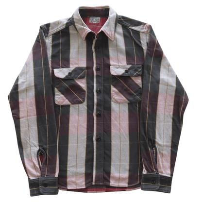 JELADO ジェラード JP12106 Unionworkers Shirt Short ユニオンワーカーズシャツ ショート ネルシャツ