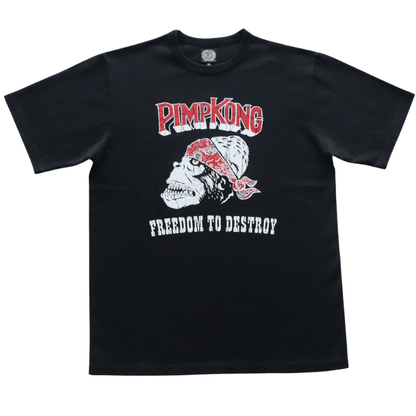 JELADO AB21235 PIMP KONG T Short Sleeve T-shirt Print T Gorilla