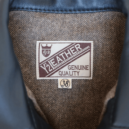 Y'2 LEATHER ワイツーレザー SHB-163 HORSE SUMI DYED HORSE '50s TYPE II JEAN JACKET 墨染ホース50sタイプ2ジーンジャケット レザージャケット Gジャンモデル 馬革