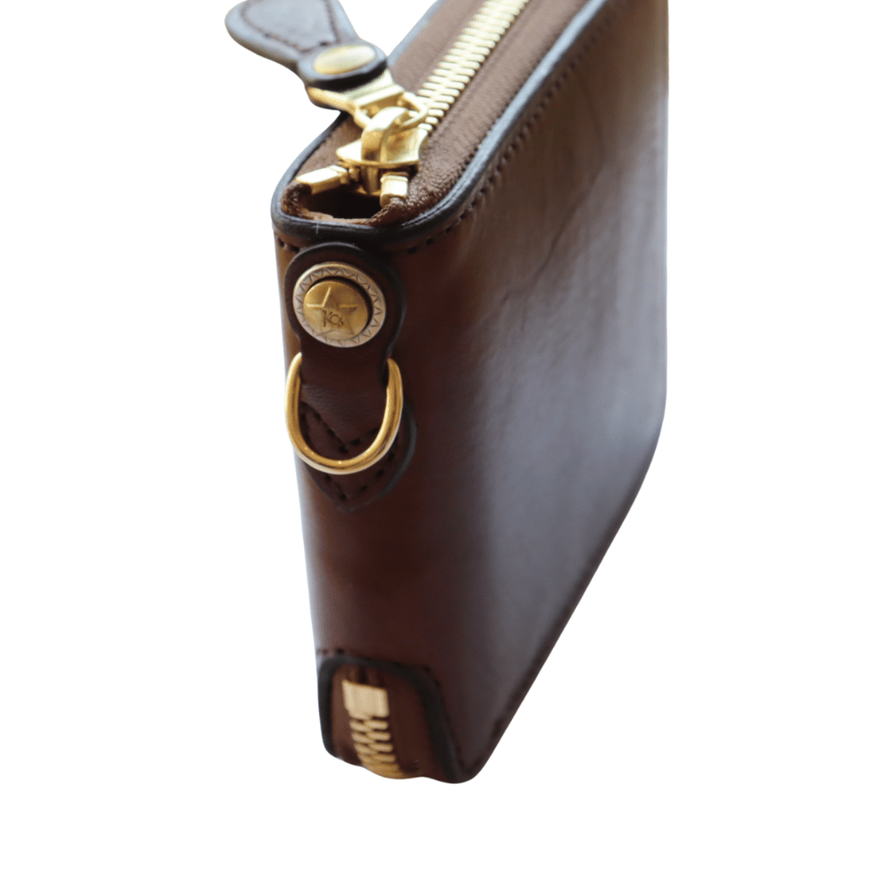 KC's ケイシイズ KMB023 ビルフォールド ラウンドジップ ヴィンテージホースハイド 二つ折り財布