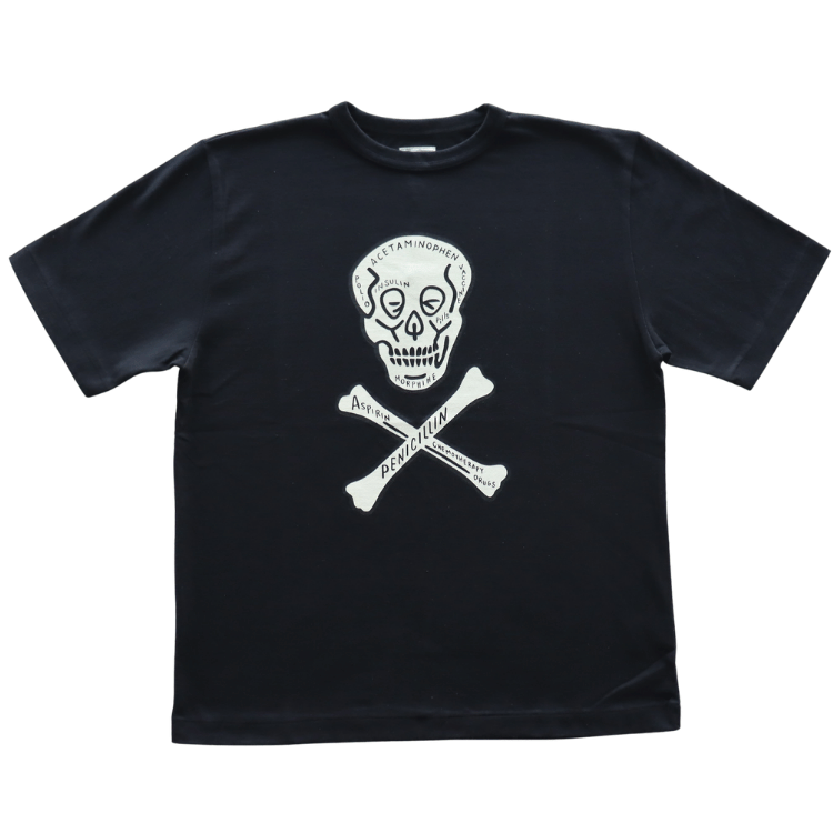 ATTRACTIONS AM0012 Medskull S/S Men's Short Sleeve T-Shirt, American Casual, MASA SCULP Collaboration