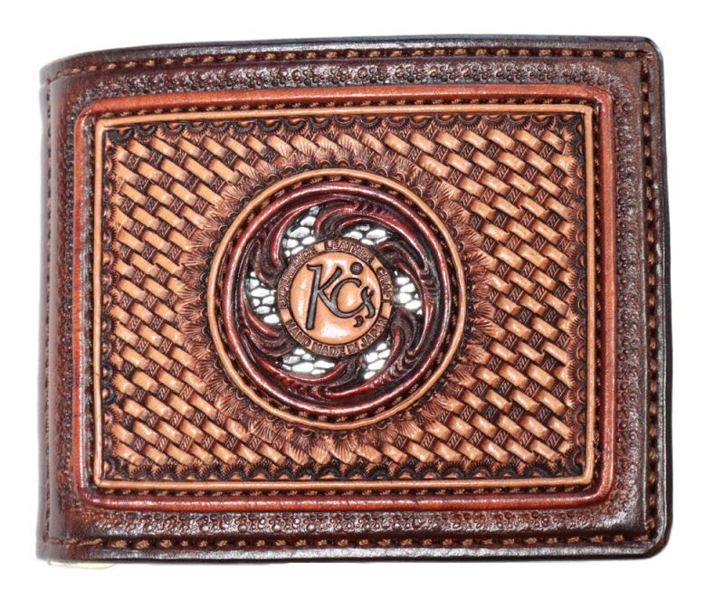 KC's ケイシイズ KKB012B マネークリップ アルチザン DX カービングウォレット