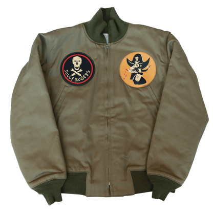 BUZZ RICKSON'S バズリクソンズ BR15995 TYPE TANKERS SLASH POCKET BUZZ RICKSON MFG.CO. 90th BOMB GROUP JOLLY ROGERS タンカース スラッシュポケット 第90爆撃航空群 ジョリーロジャース ミリタリー ジャケット U.S.ARMY