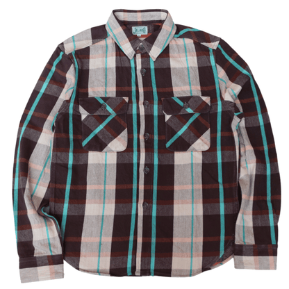 JELADO ジェラード JP23131 Unionworkers Shirt Short ユニオンワーカーズシャツ ショート ネルシャツ ショート丈