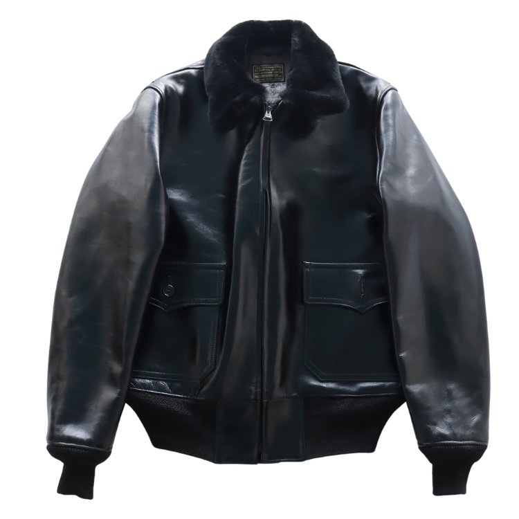 BUZZ RICKSON'S バズリクソンズ BR80655 WILLIAM GIBSON COLLECTION Type BLACK AN-J-3A HORSEHIDE MODELウィリアムギブソンコレクション ブラックAN-J-3A ホースハイドモデル