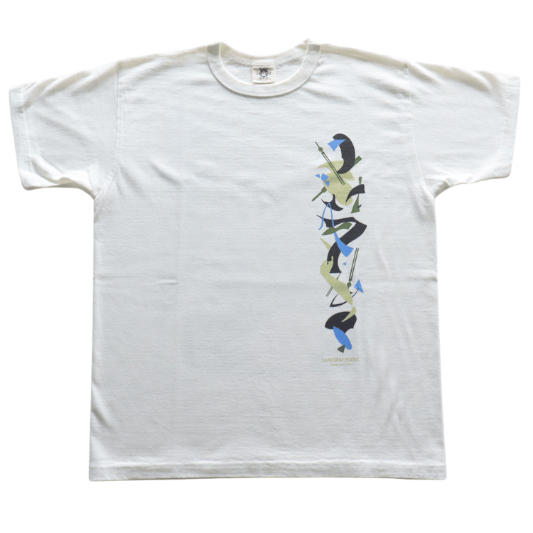 SAMURAI JEANS SJST26-103 Heavyweight T-shirt Short Sleeve T-shirt Print T-shirt