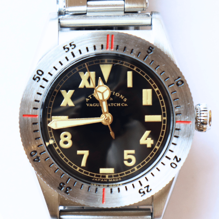 ATTRACTIONS × VAGUE WATCH Co. アトラクションズ X バーグウォッチ A20046 “20TH ANNIVERSARY WRIST WATCH” LIMITED EDITION 20THアニバーサリーリストウォッチ リミテッドエディション 腕時計 メンズ コラボレーション 20周年 アニバーサリーモデル 日本製オートマチックムーブメント