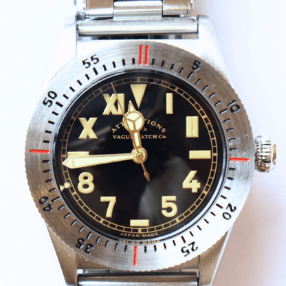 ATTRACTIONS × VAGUE WATCH Co. アトラクションズ X バーグウォッチ A20046 “20TH ANNIVERSARY WRIST WATCH” LIMITED EDITION 20THアニバーサリーリストウォッチ リミテッドエディション 腕時計 メンズ コラボレーション 20周年 アニバーサリーモデル 日本製オートマチックムーブメント