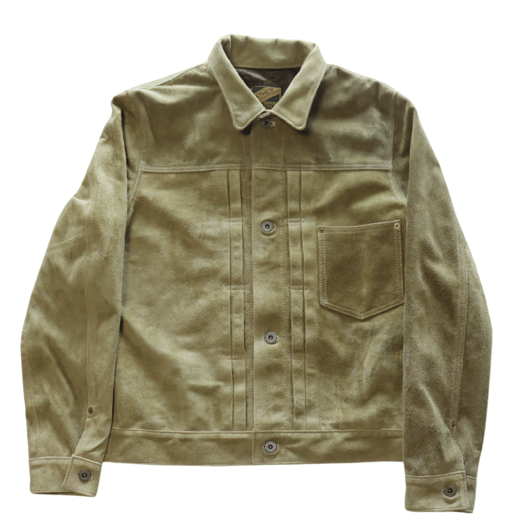 Y'2 LEATHER ワイツーレザー HSB-140-T-SE HORSE ROUGHOUT WWII TYPE JEAN JACKET ~ Spring Edition ~ ホーススエード 大戦モデル春限定カラー Gジャン ラフアウトレザー