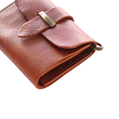 池之端銀革店 Haru HC-524 イタリアンレザーミドルウォレット 三つ折り財布