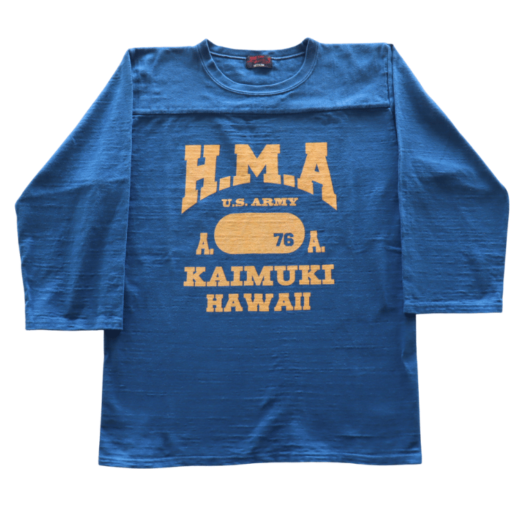 SUN SURF サンサーフ SS69656 "H.M.A" SLUB YARN FOOTBALL TEE スラブヤーン フットボールT