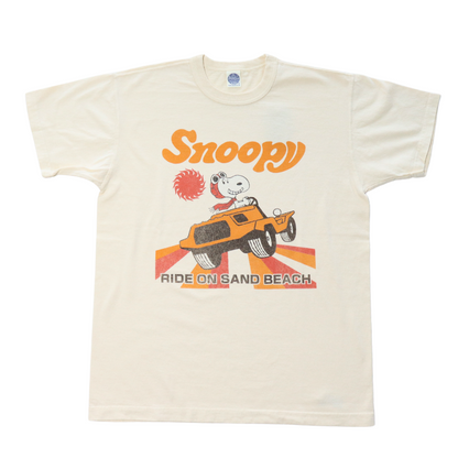 TOYS McCOY トイズマッコイ TMC2525 SNOOPY TEE "RIDE ON SAND BEACH" 半袖Tシャツ スヌーピー