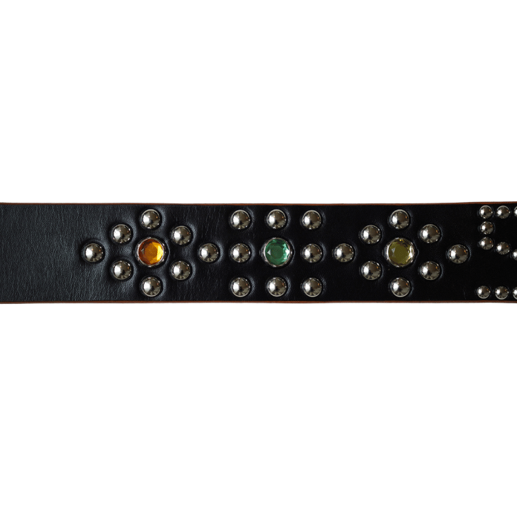 SUGAR CANE シュガーケーン SC02917 STUDDED BELT “SUGAR CANE” スタッズベルト カウサドルレザー インディアンモチーフ